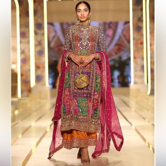 HARIS SHAKEEL PAKISTANI DESIGNER DRESS AUTHENTIC - Picture 2 of 13